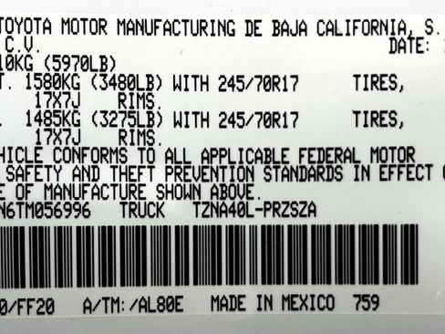 New 2026 Toyota Tacoma SR5 image 25