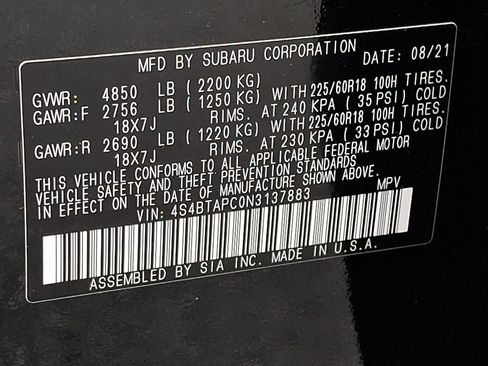 Used 2022 Subaru Outback Touring AWD/4WD image 32