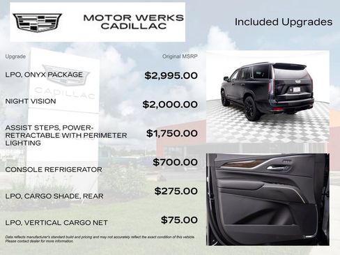 Certified 2024 Cadillac Escalade ESV Sport Platinum w/ LPO, ONYX Package image 9