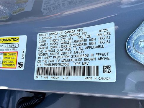 New 2026 Honda CR-V EX-L image 21