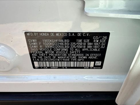 New 2026 Honda HR-V Sport image 22