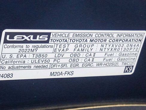 Used 2022 Lexus UX 200 image 53