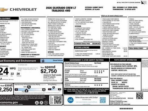 New 2026 Chevrolet Silverado 1500 LT Trail Boss w/ LT Trail Boss Premium Package image 4