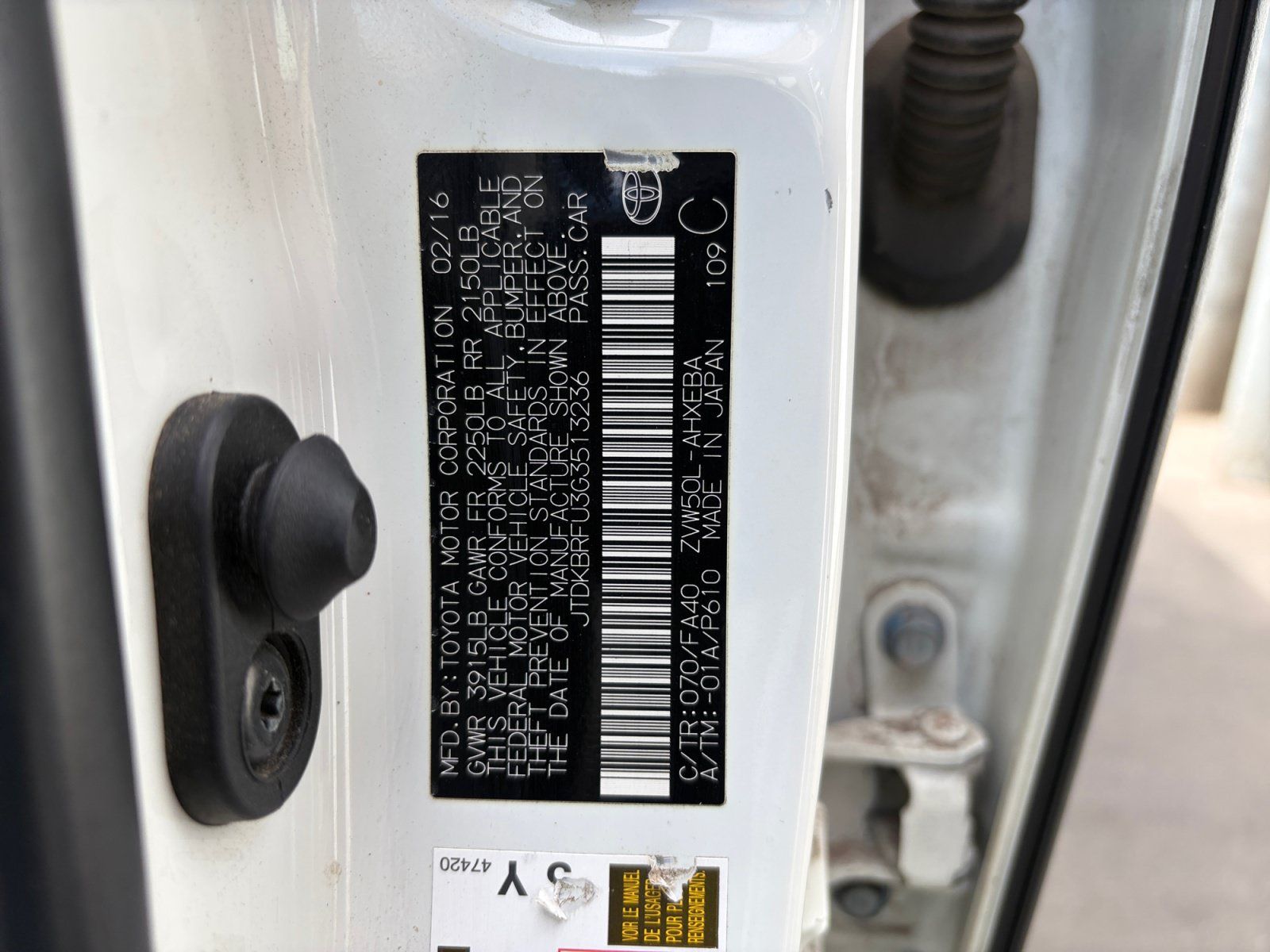 Used 2016 Toyota Prius Two FWD image 31