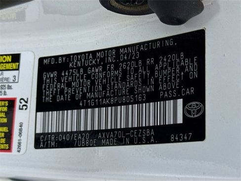 Certified 2023 Toyota Camry SE image 29