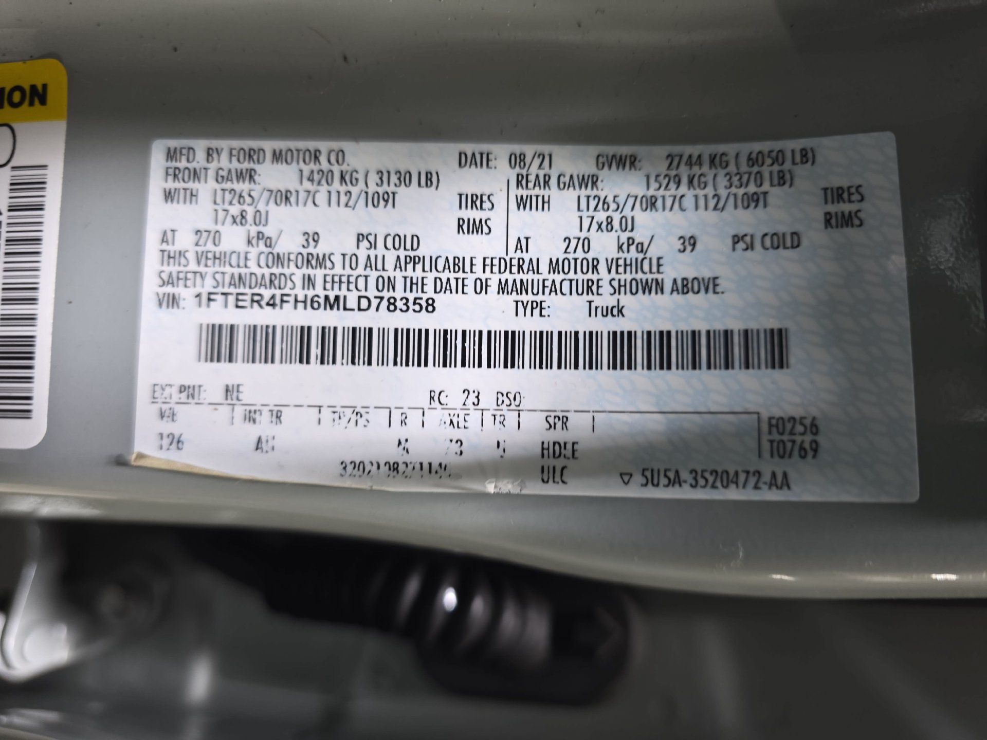 Used 2021 Ford Ranger XLT w/ Tremor Off-Road Package AWD/4WD image 33