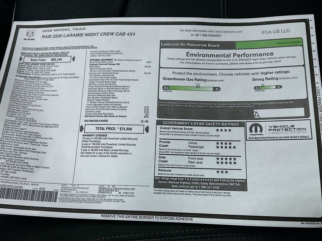 New 2026 RAM 2500 Laramie w/ Night Edition AWD/4WD image 20