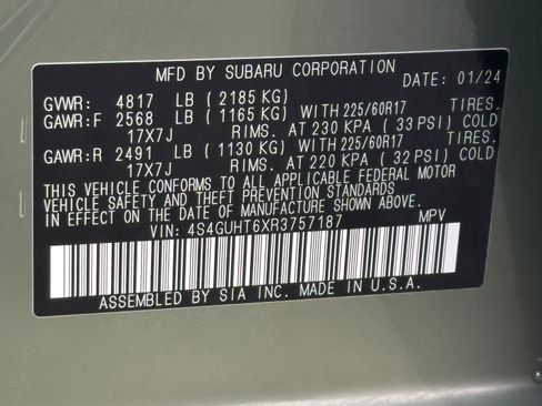 Certified 2024 Subaru Crosstrek 2.5i Wilderness w/ Wilderness Package image 27