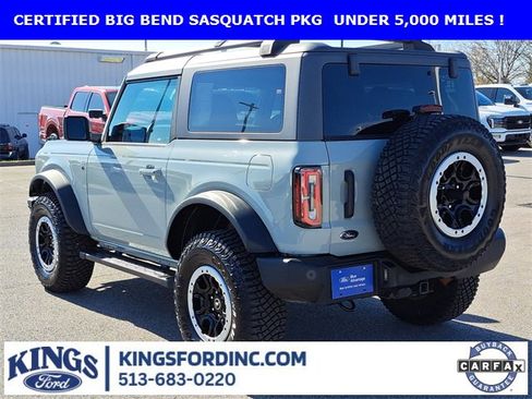 Certified 2021 Ford Bronco Big Bend w/ Sasquatch Package image 3