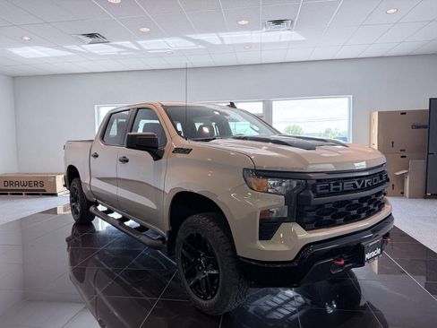 Used 2023 Chevrolet Silverado 1500 Custom Trail Boss w/ LPO, Dark Essentials Package AWD/4WD image 8