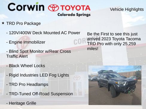 Used 2023 Toyota Tacoma TRD Pro image 4