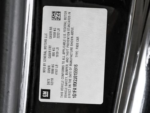 Used 2018 Chevrolet Camaro LS w/ RS Package RWD image 45