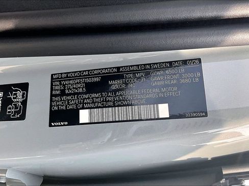 New 2026 Volvo XC90 T8 Ultra w/ Lounge Package AWD/4WD image 36