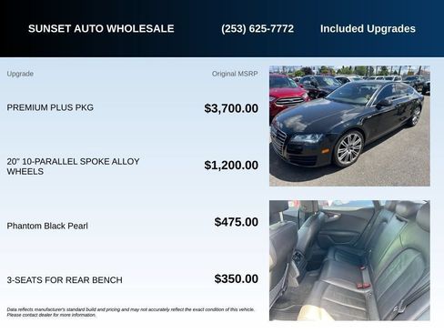 Used 2013 Audi A7 3.0T Premium Plus w/ Premium Plus Pkg AWD/4WD image 8