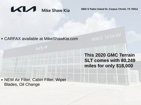 Used 2020 GMC Terrain SLT w/ Preferred Package FWD image 3