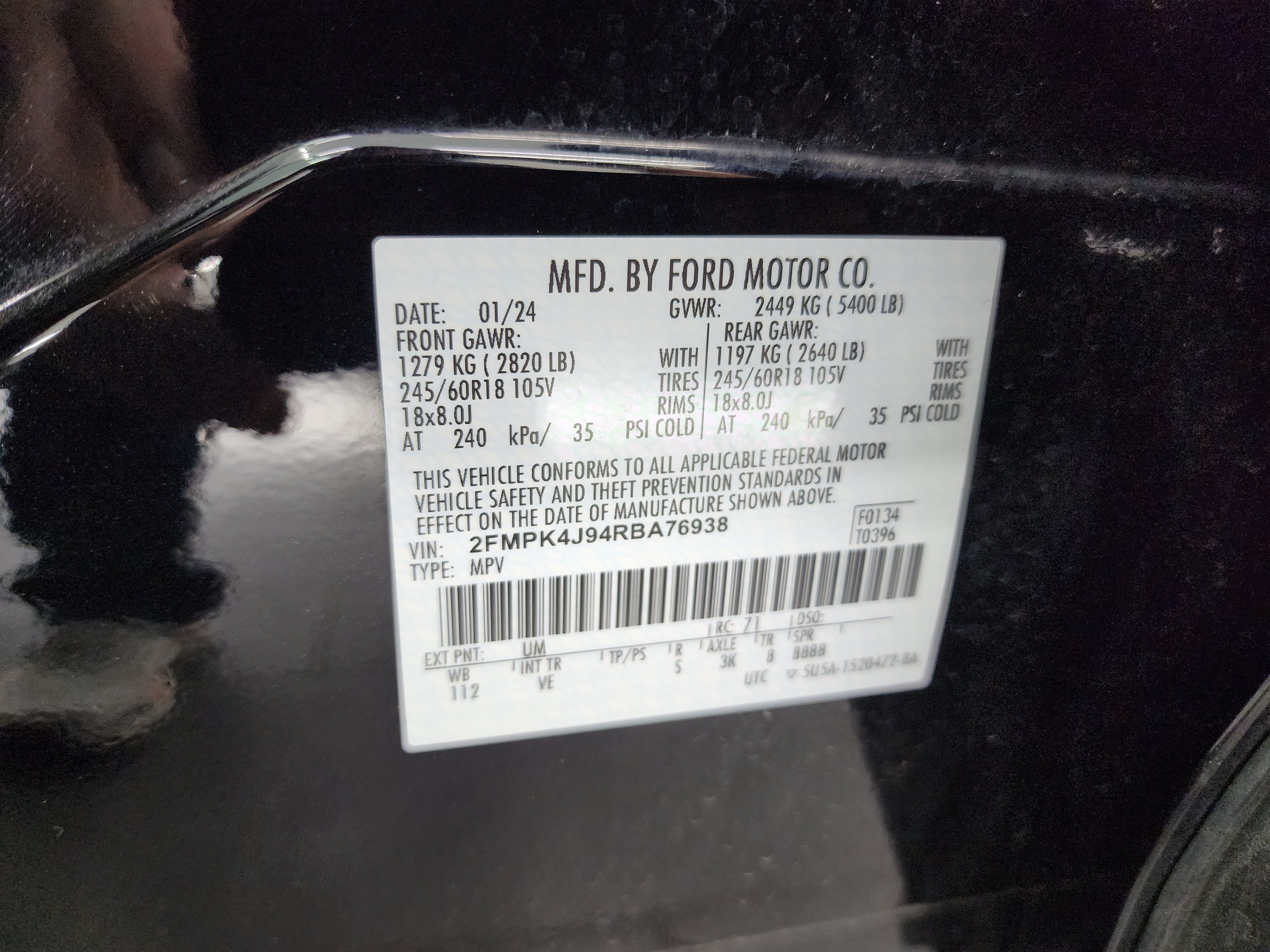 Used 2024 Ford Edge SEL AWD/4WD image 53
