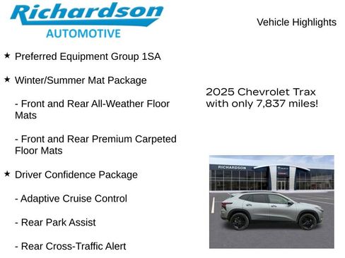 Used 2025 Chevrolet Trax ACTIV w/ Sunroof Package FWD image 11