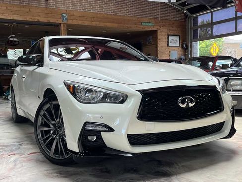 Used 2019 INFINITI Q50 Red Sport 400 w/ Sensory Package AWD/4WD image 4