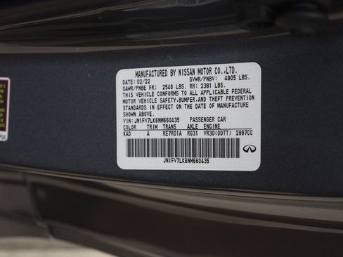 Used 2022 INFINITI Q60 Red Sport 400 w/ Carbon Fiber Package image 12