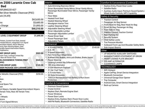 Used 2022 RAM 2500 Laramie AWD/4WD image 43