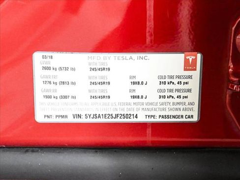 Used 2018 Tesla Model S 75D AWD/4WD image 26
