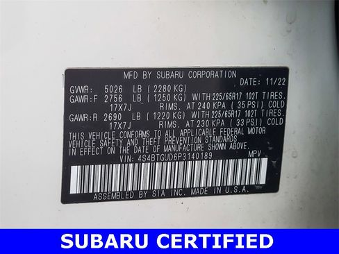 Certified 2023 Subaru Outback Wilderness image 38