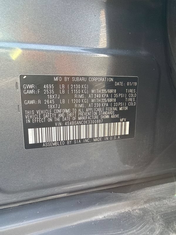 Used 2019 Subaru Outback 2.5i Limited w/ Protection Package #1 AWD/4WD image 29