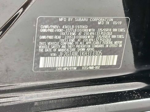 Used 2019 Subaru Crosstrek 2.0i Limited w/ Moonroof Package w/Navigation AWD/4WD image 11