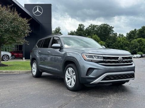 Used 2021 Volkswagen Atlas SE w/ Towing Package AWD/4WD image 1