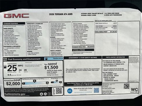 New 2026 GMC Terrain AT4 image 21