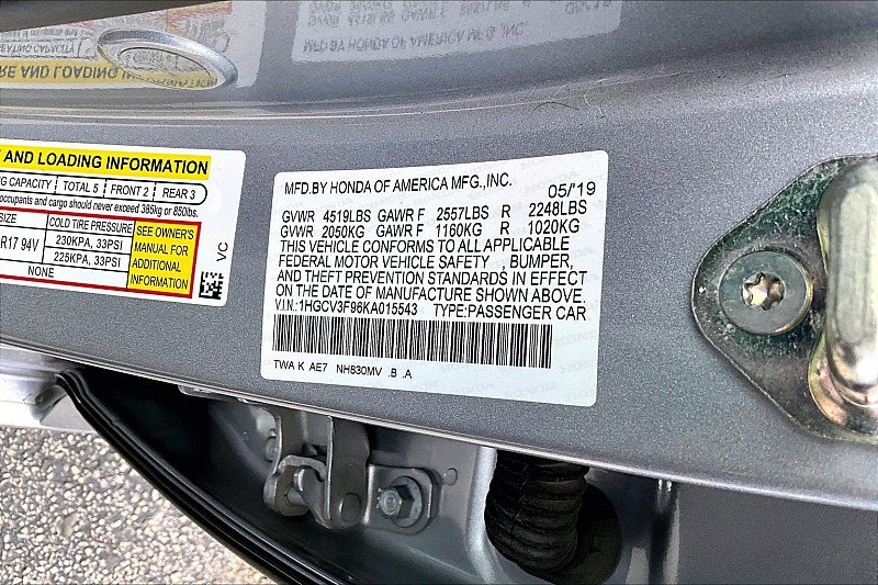 Used 2019 Honda Accord Touring image 26