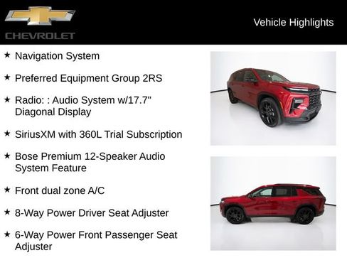 Used 2025 Chevrolet Traverse RS AWD/4WD image 5