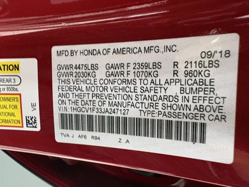 Used 2018 Honda Accord Sport image 35