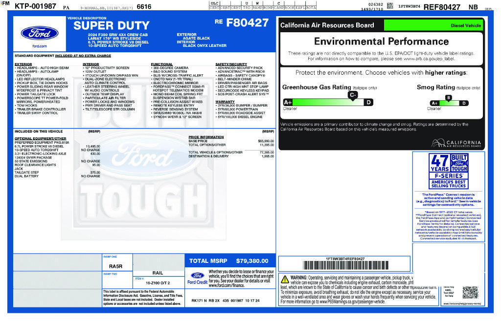 Used 2024 Ford F350 Lariat AWD/4WD image 2
