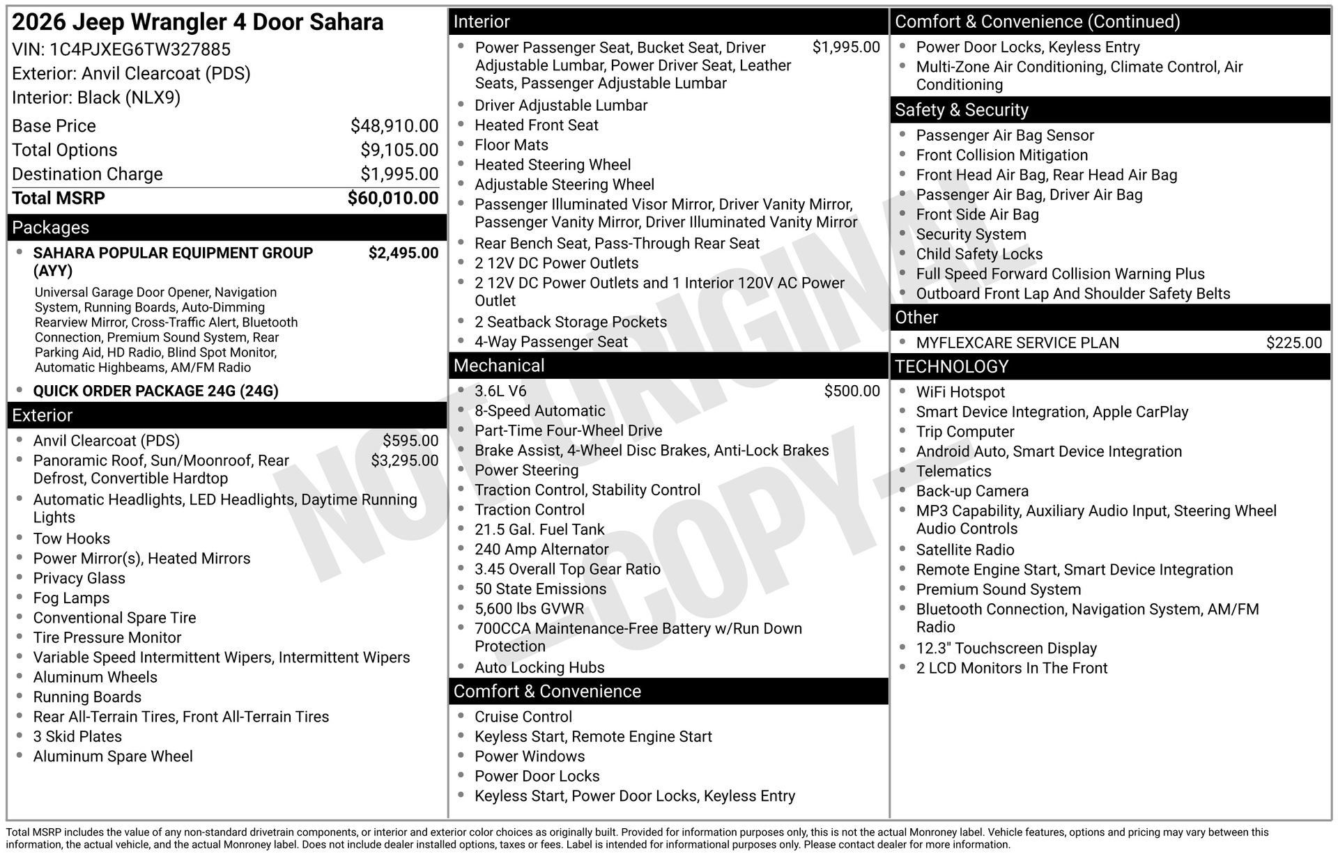 New 2026 Jeep Wrangler Unlimited Sahara AWD/4WD image 3