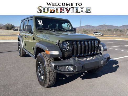 Used 2021 Jeep Wrangler Unlimited Sport image 1