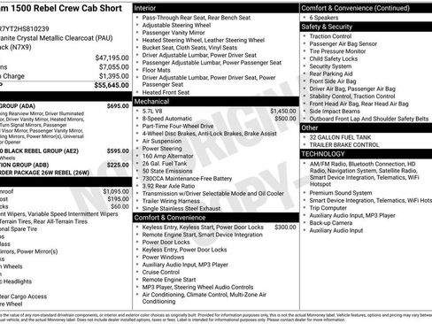 Used 2017 RAM 1500 Rebel w/ Luxury Group image 19