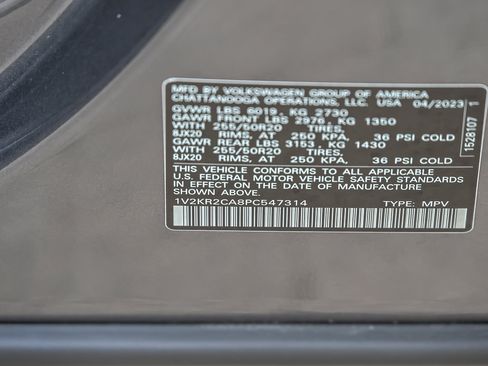 Used 2023 Volkswagen Atlas SE w/ Panoramic Sunroof Package AWD/4WD image 50