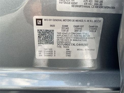 Certified 2020 GMC Sierra 1500 AT4 w/ AT4 Premium Package image 35