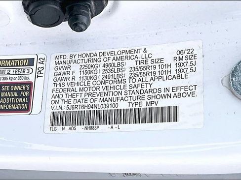 Used 2022 Honda CR-V Touring image 16