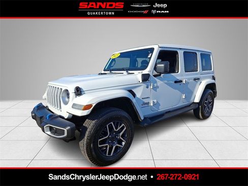 Used 2023 Jeep Wrangler Unlimited Sahara w/ Cold Weather Group image 1