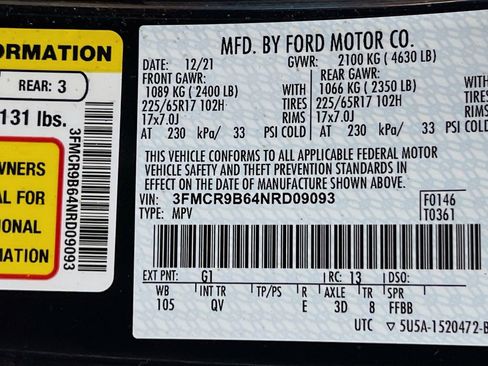 Used 2022 Ford Bronco Sport Big Bend image 39