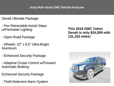 Used 2018 GMC Yukon Denali w/ Denali Ultimate Package AWD/4WD image 12