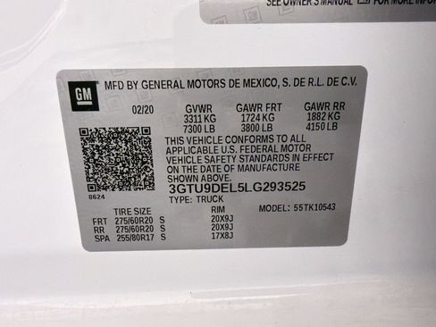 Used 2020 GMC Sierra 1500 SLT w/ SLT Premium Plus Package image 16