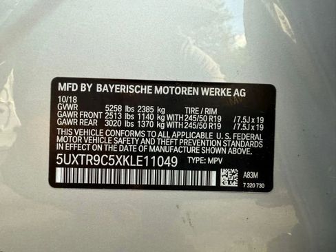 Used 2019 BMW X3 xDrive30i image 35