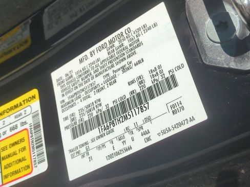 Used 2021 Ford Mustang Coupe w/ Equipment Group 101A RWD image 12