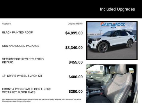 New 2026 Ford Explorer ST w/ Sun And Sound Package image 5