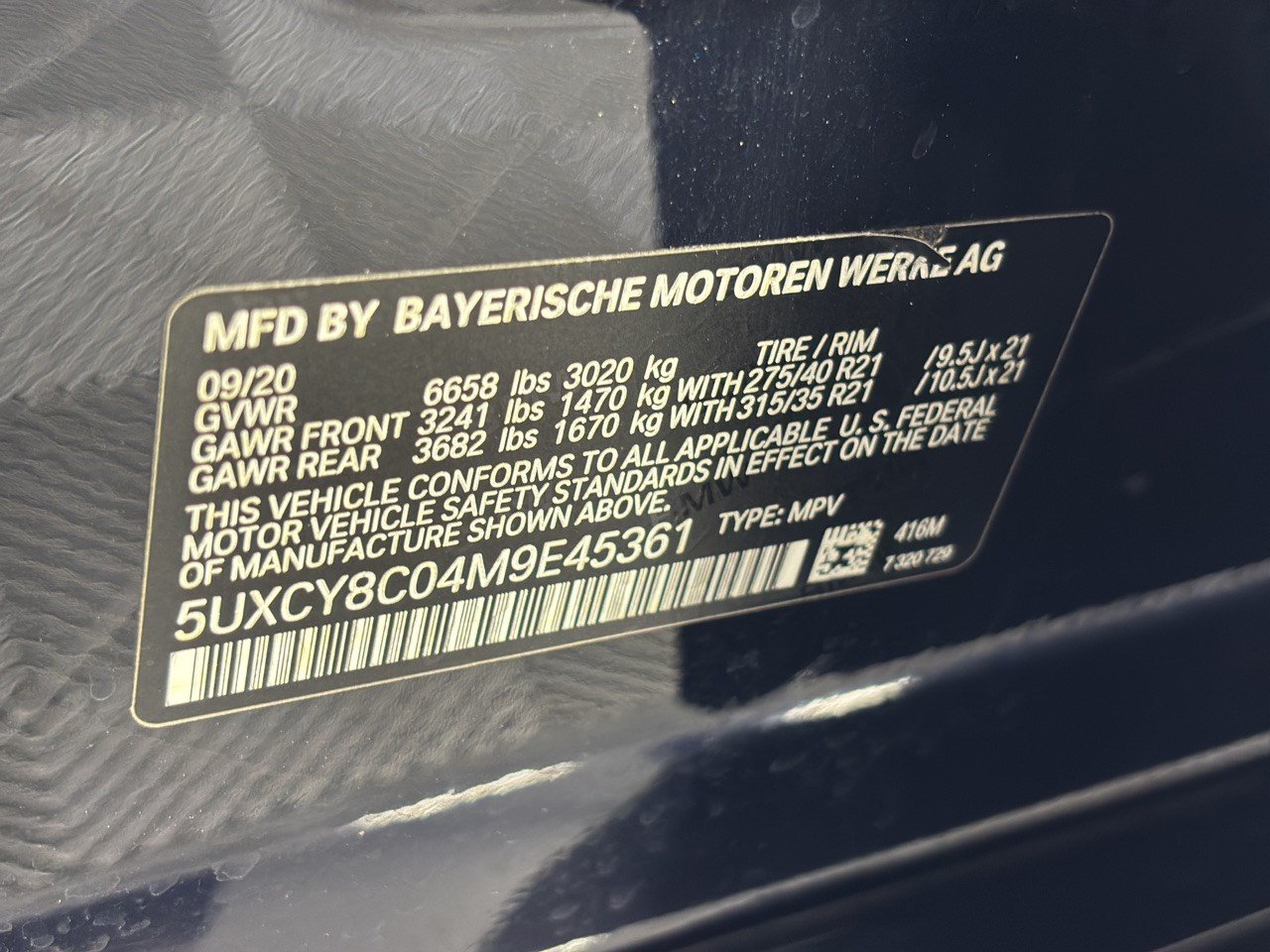 Used 2021 BMW X6 M50i w/ Executive Package AWD/4WD image 31