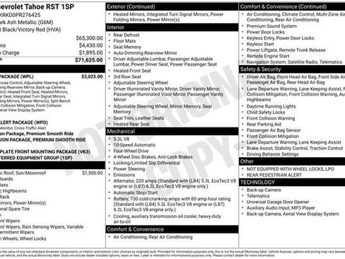 Certified 2023 Chevrolet Tahoe RST w/ Luxury Package image 36