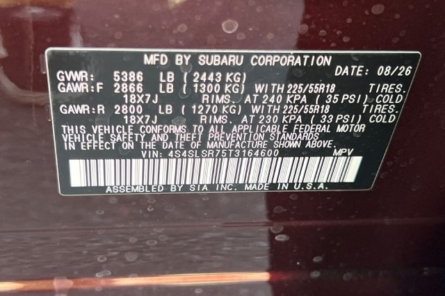 New 2026 Subaru Forester Touring AWD/4WD image 25
